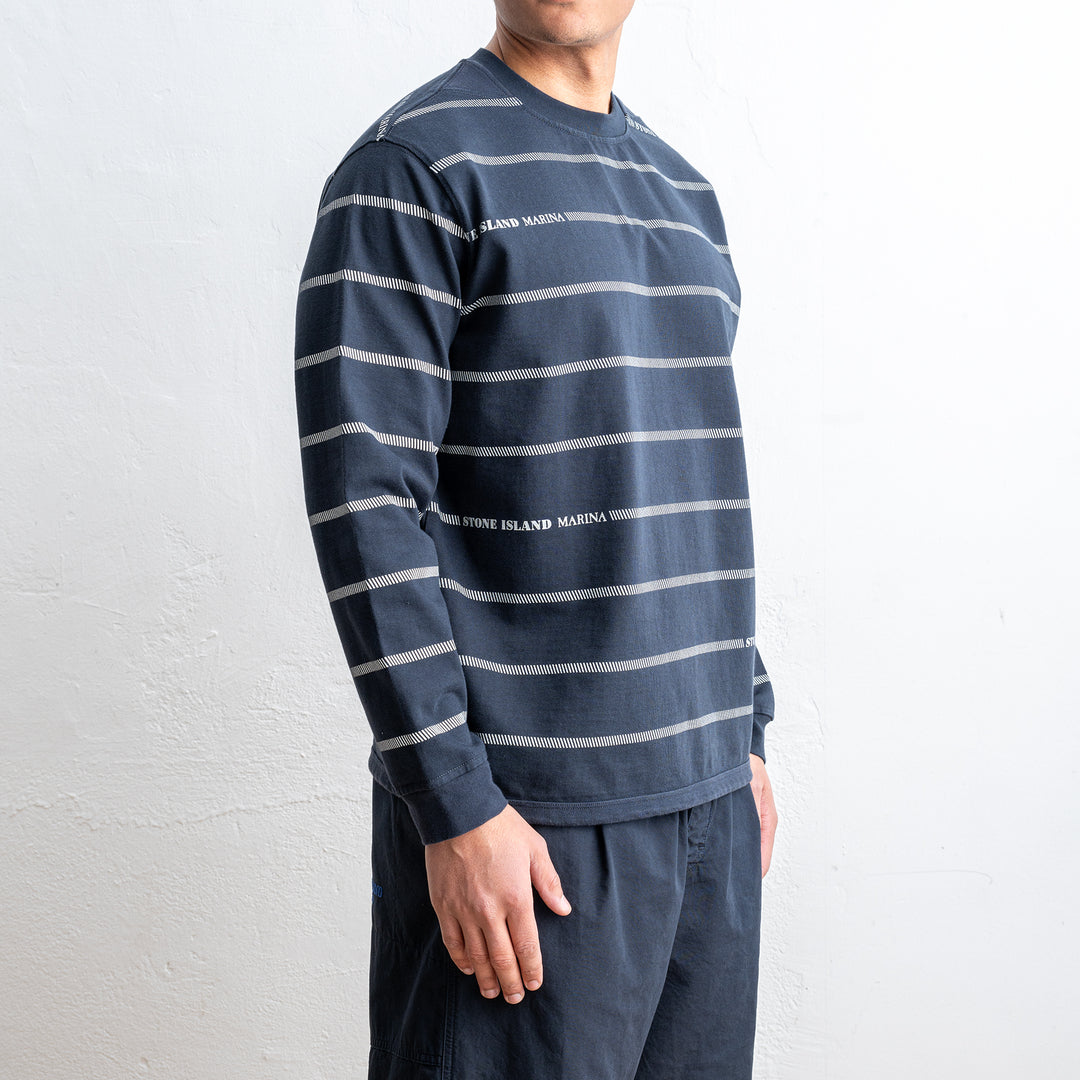 SI Marina Stripe Sweatshirt Blue