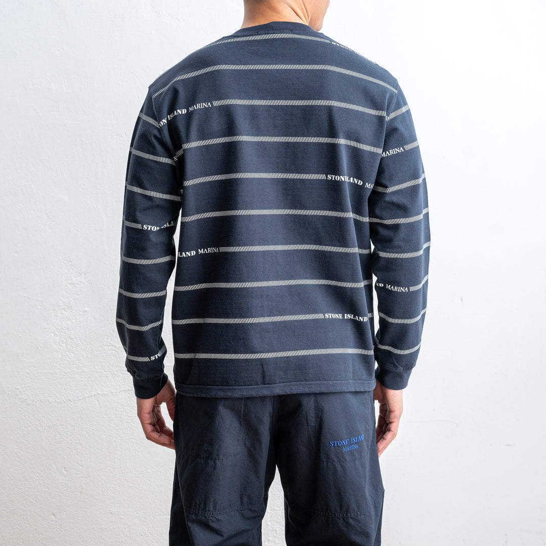 SI Marina Stripe Sweatshirt Blue