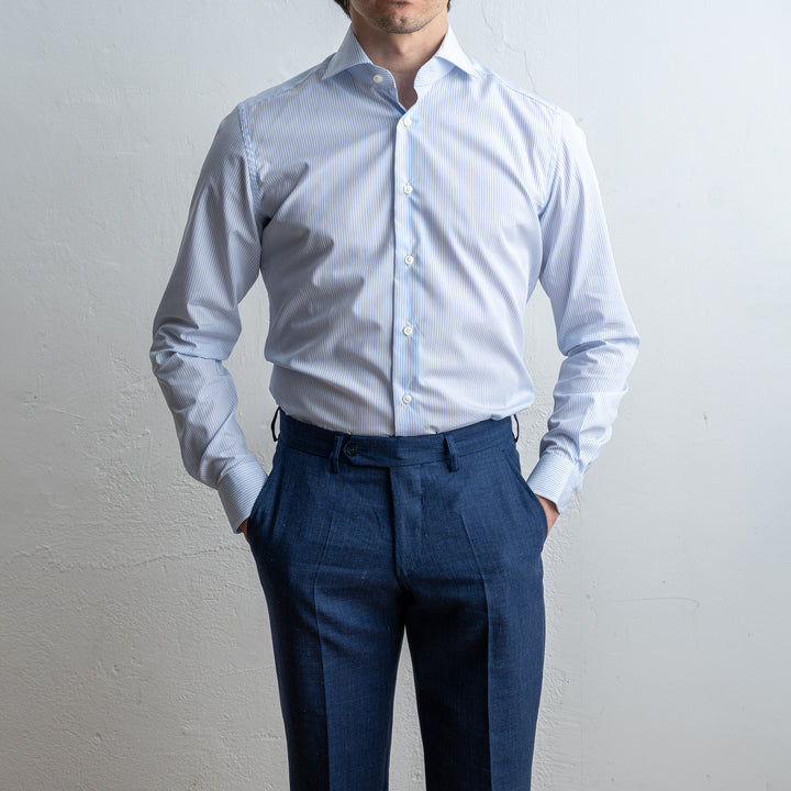 Dobby Wrinklefree Shirt LIGHT BLUE