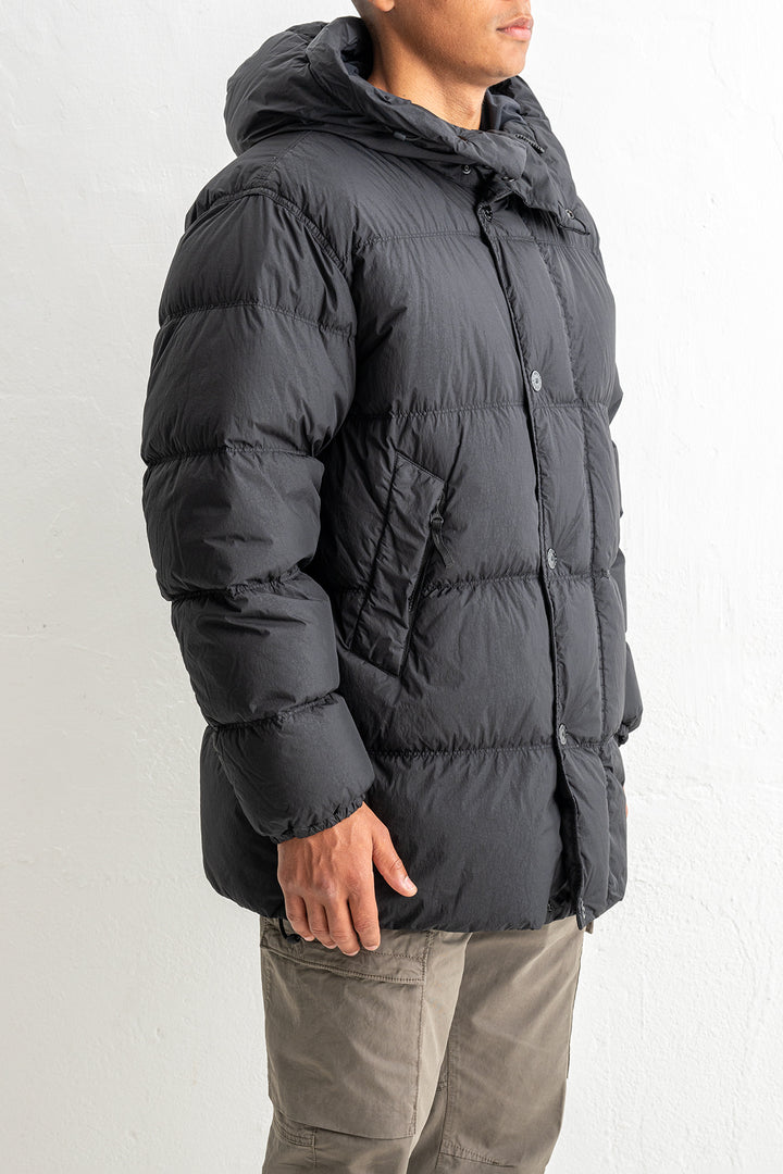 Crinkle Reps NY Recycled Nylon Down Parka 4100012 Black