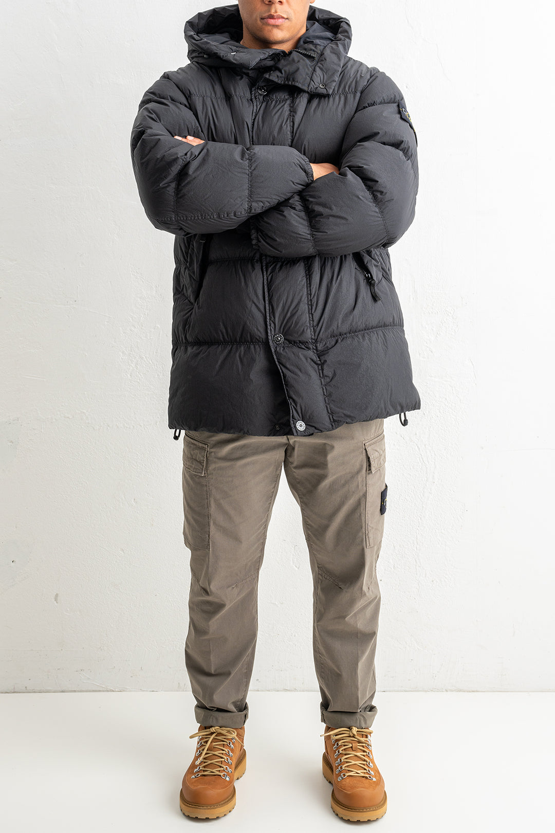 Crinkle Reps NY Recycled Nylon Down Parka 4100012 Black