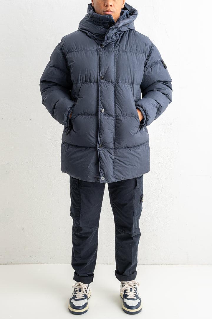 Crinkle Reps NY Recycled Nylon Down Parka 4100012 Navy Blue