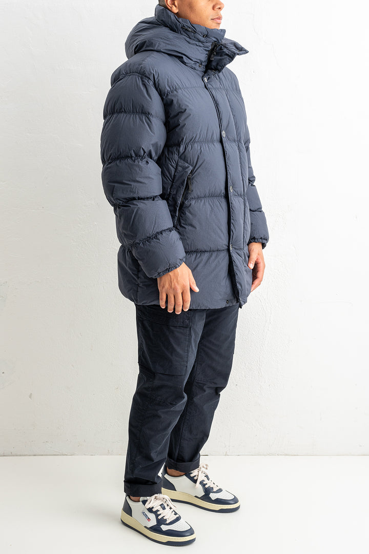 Crinkle Reps NY Recycled Nylon Down Parka 4100012 Navy Blue