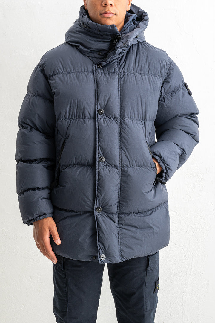 Crinkle Reps NY Recycled Nylon Down Parka 4100012 Navy Blue