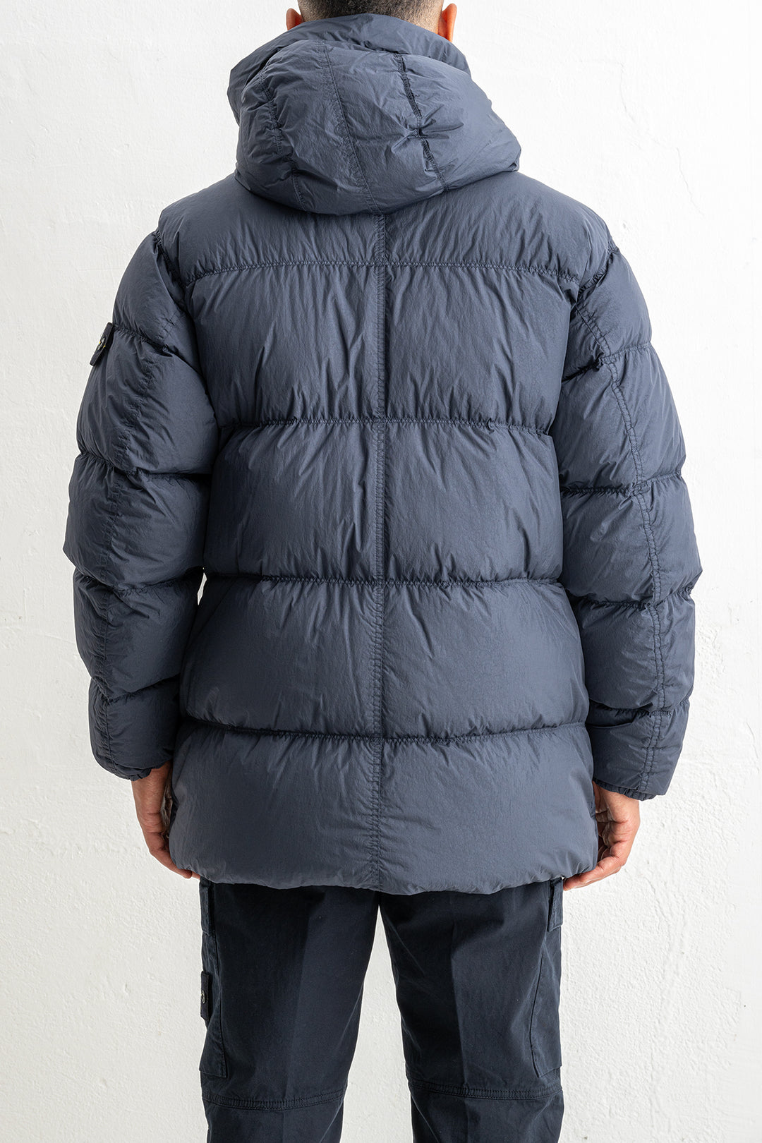 Crinkle Reps NY Recycled Nylon Down Parka 4100012 Navy Blue