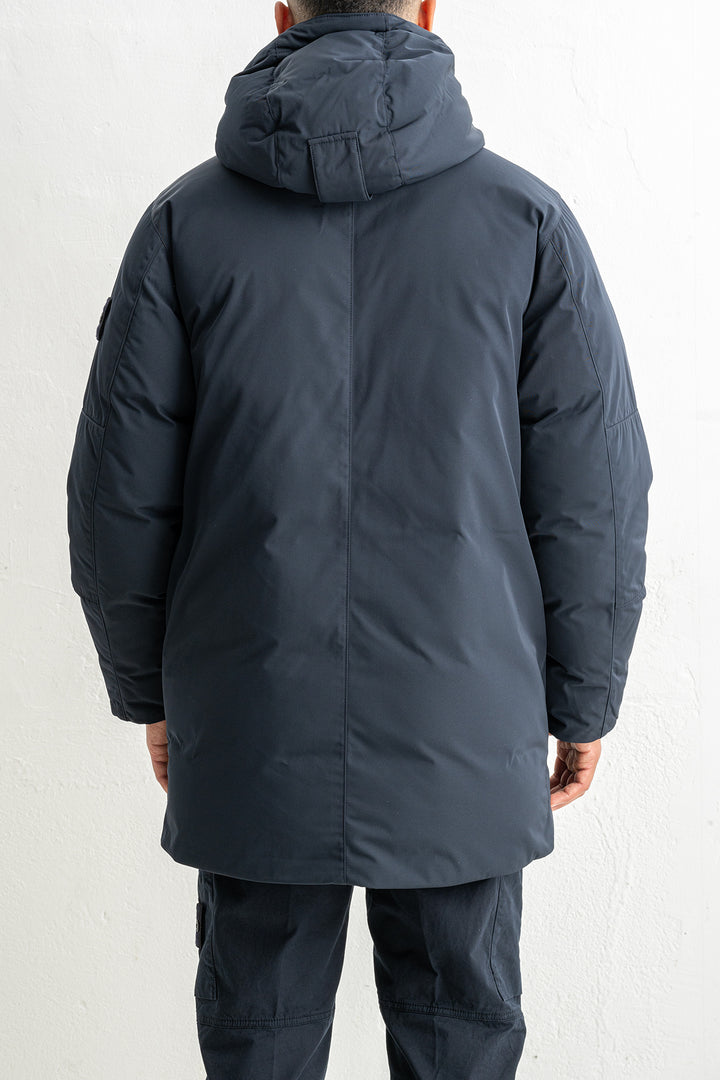 Mirco Twill Long Parka 7100008 Navy Blue