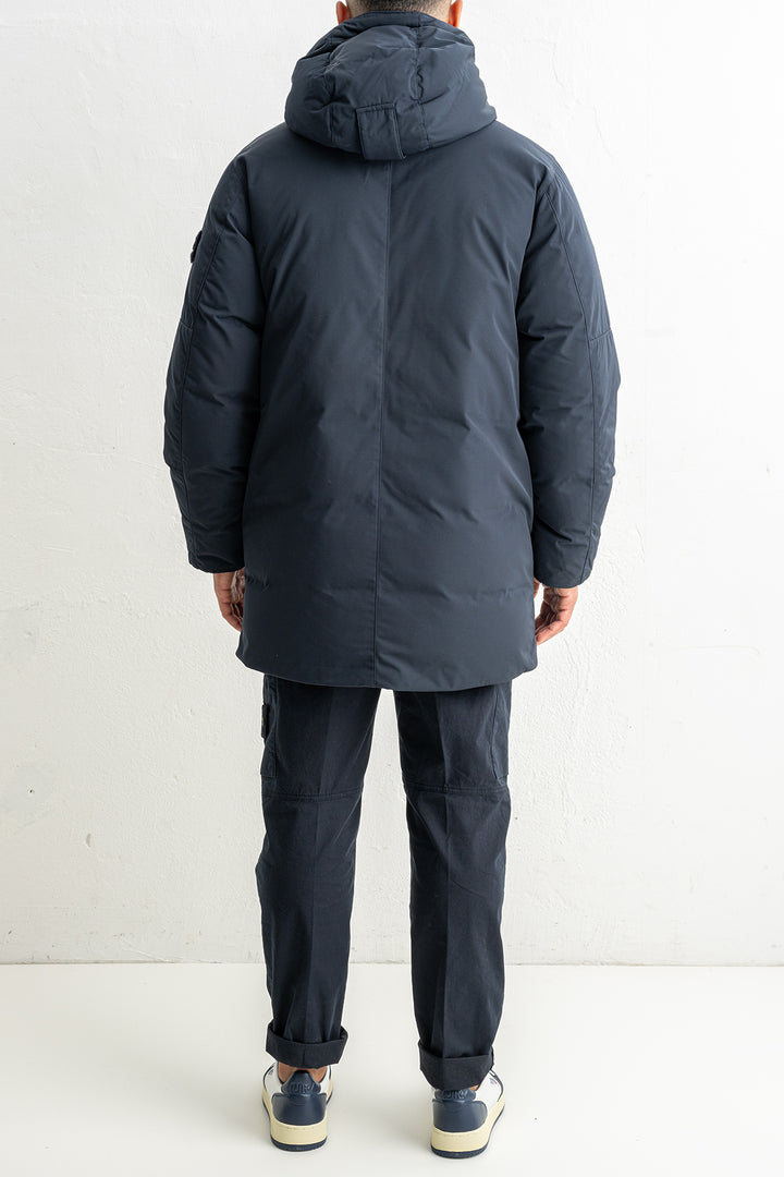 Mirco Twill Long Parka 7100008 Navy Blue