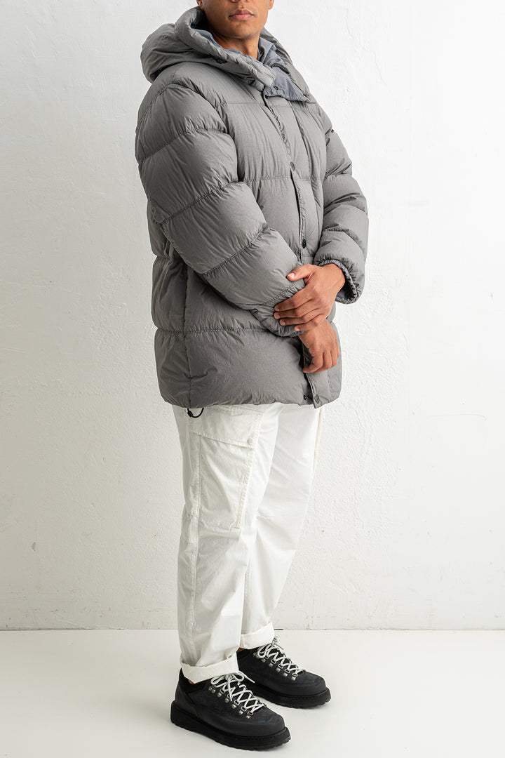 Crinkle Reps NY Recycled Nylon Down Parka 4100012 CEMENT