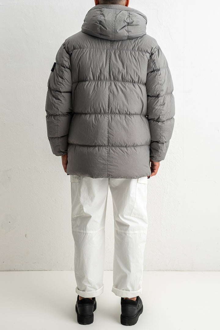 Crinkle Reps NY Recycled Nylon Down Parka 4100012 CEMENT