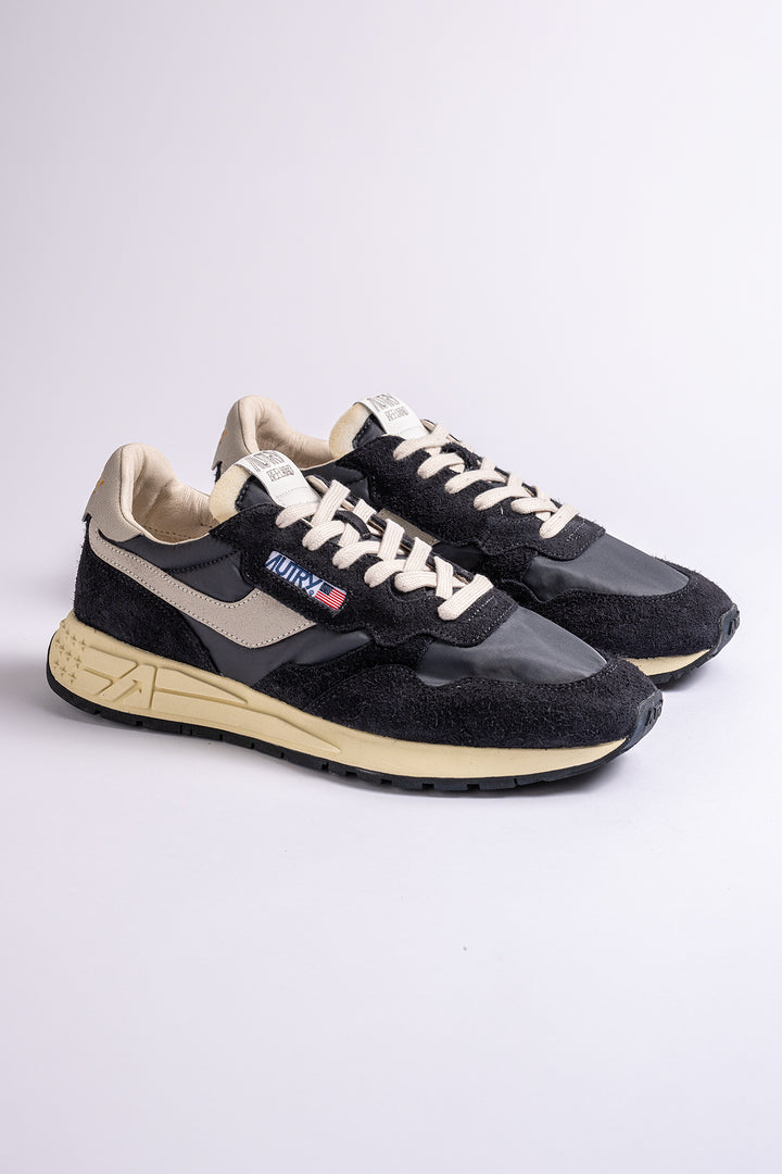 Reelwind Nylon/Suede Sneaker Black
