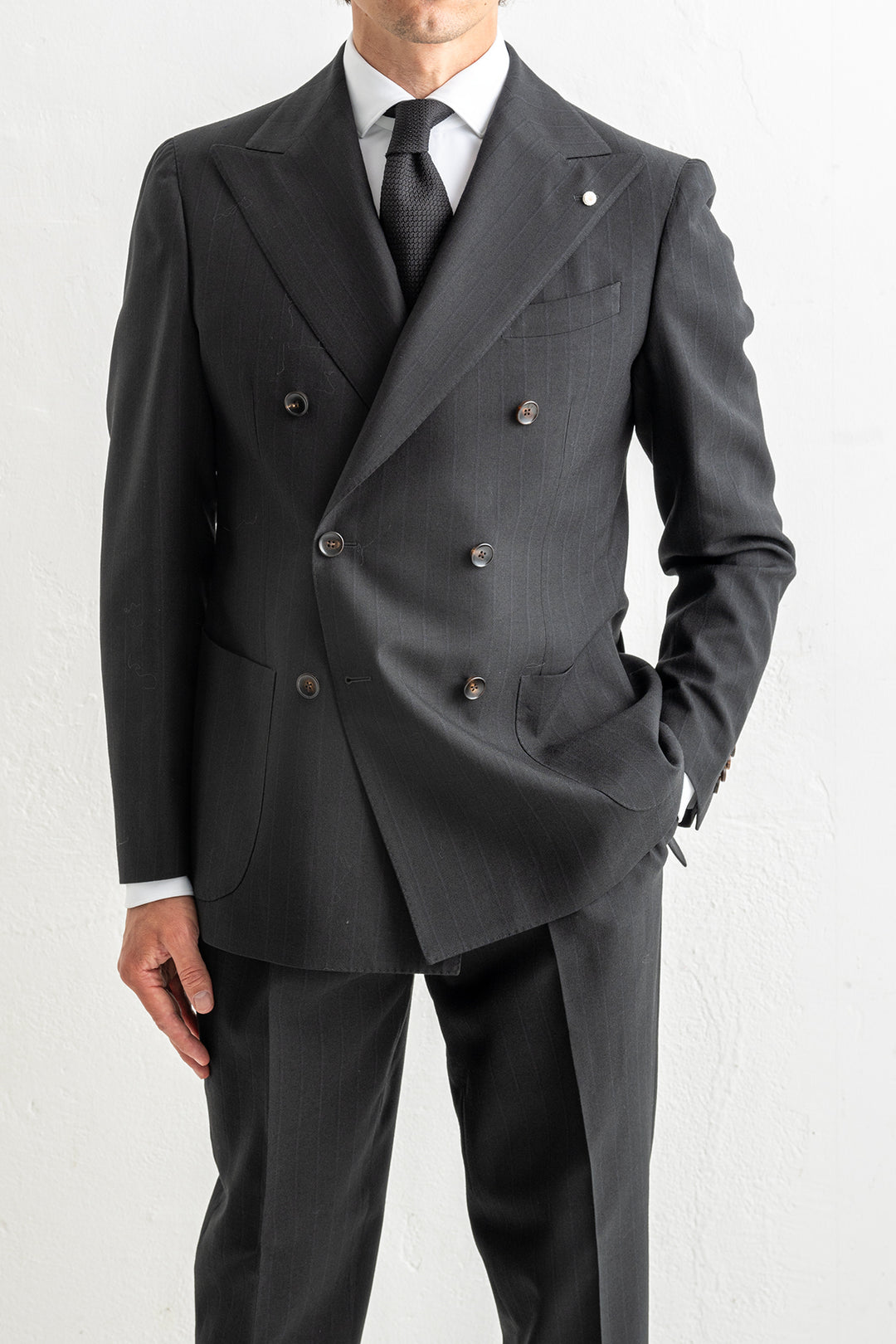 Double Breasted Tailor Blazer Black