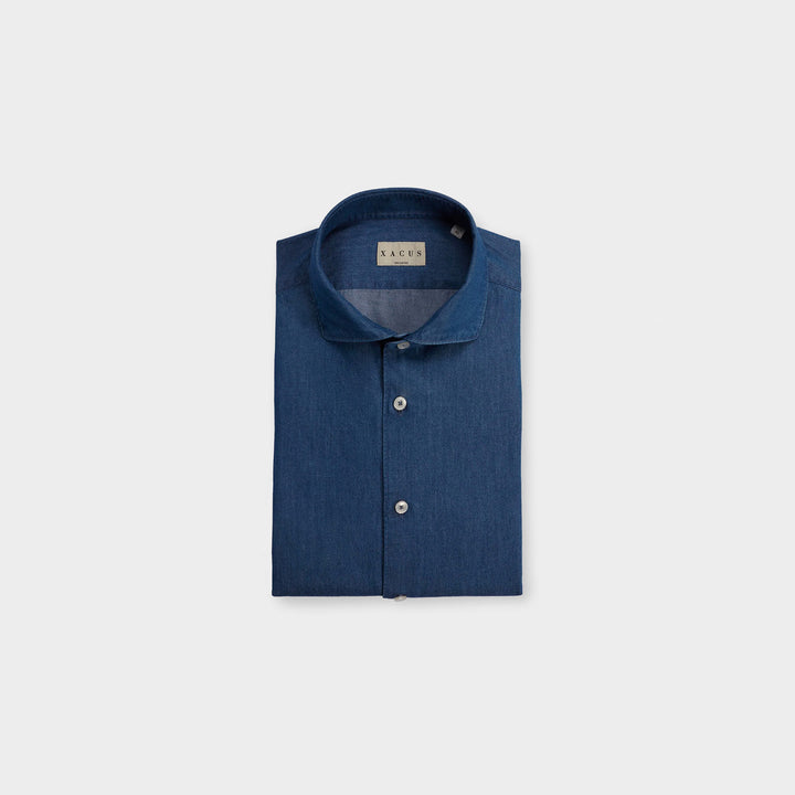 COTTON CHAMBRAY SHIRT Denim