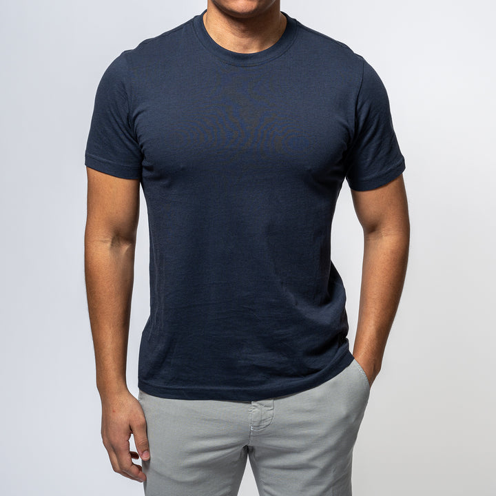 Cotton Jersey T-Shirt NAVY