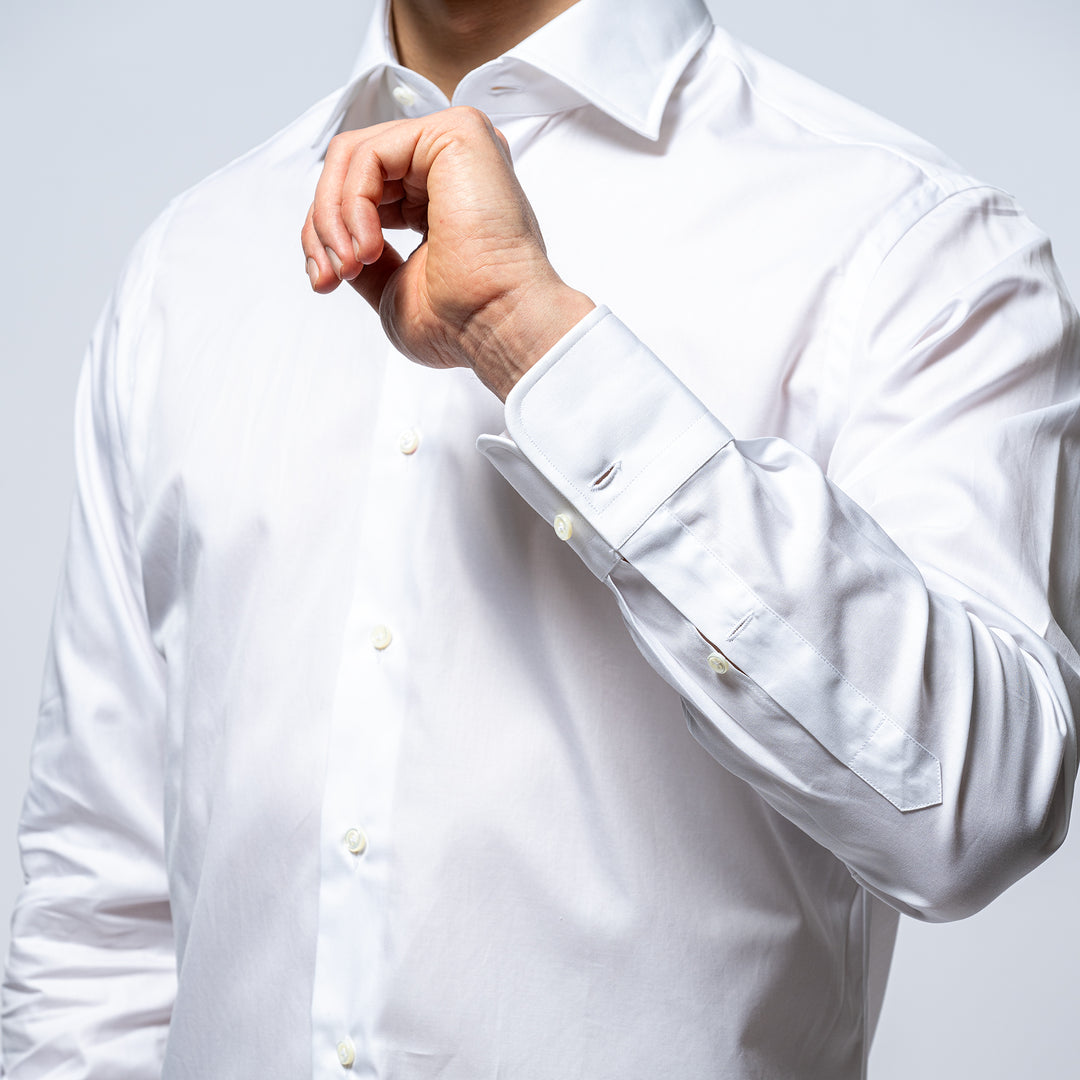 Cotton Twill Regular Fit White