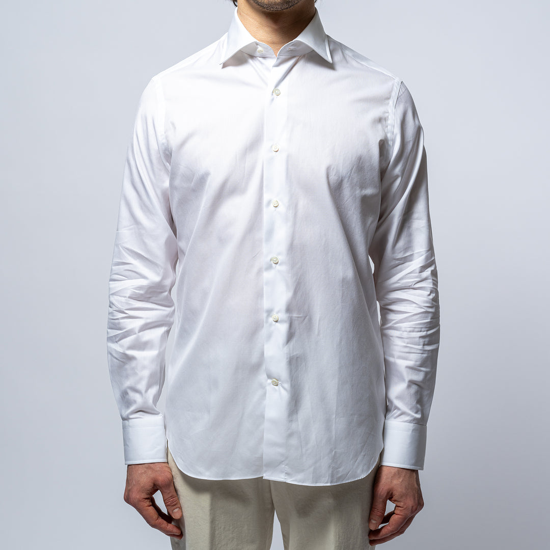 Cotton Twill Regular Fit White