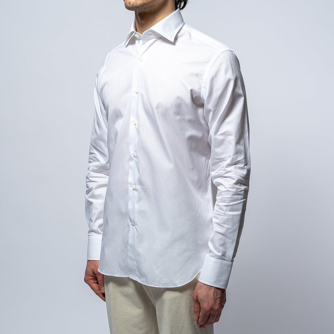 Cotton Twill Regular Fit White