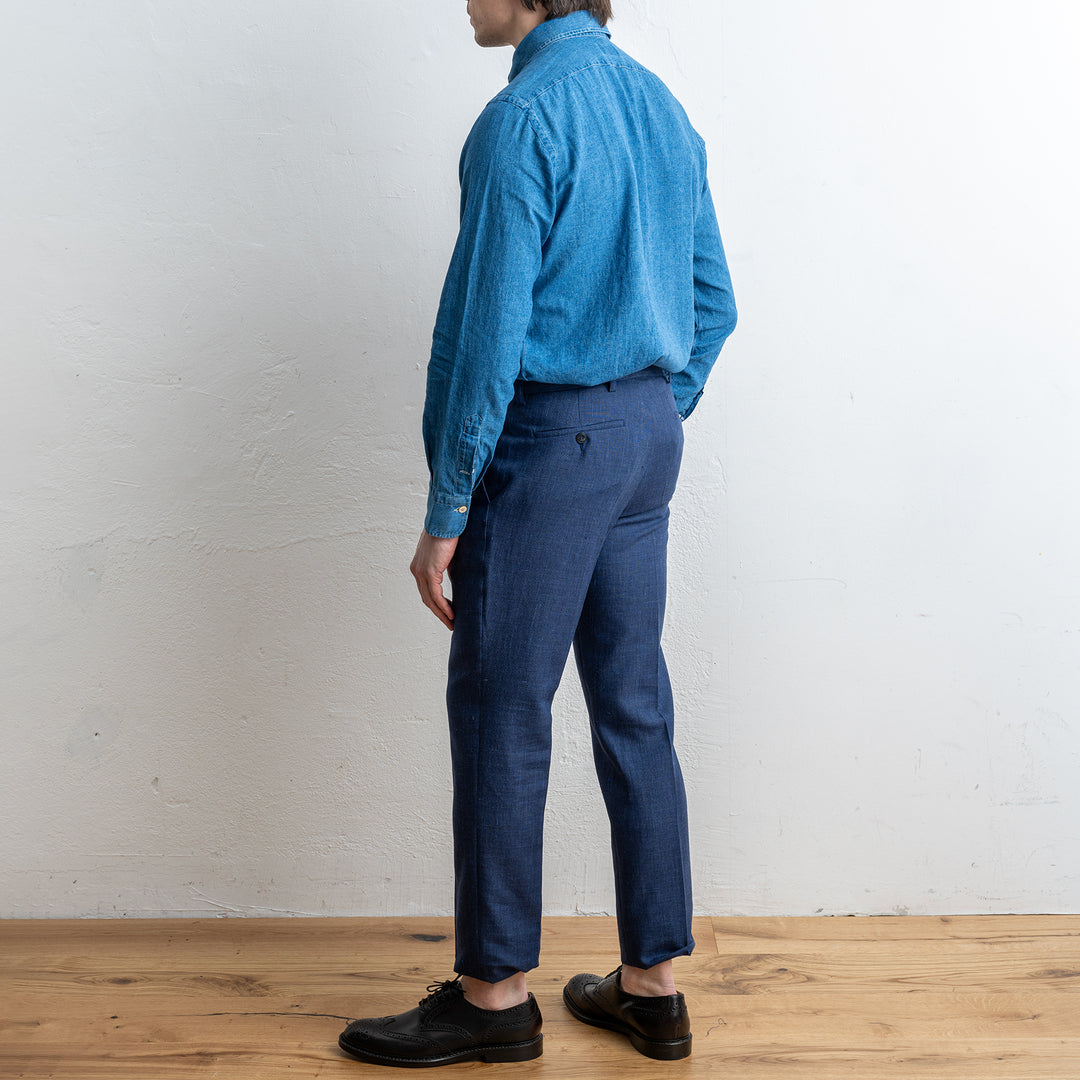 Linen Cotton Chambray Denim