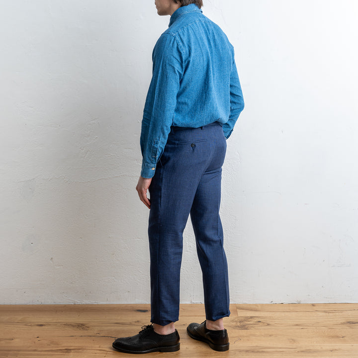 Linen Cotton Chambray Denim