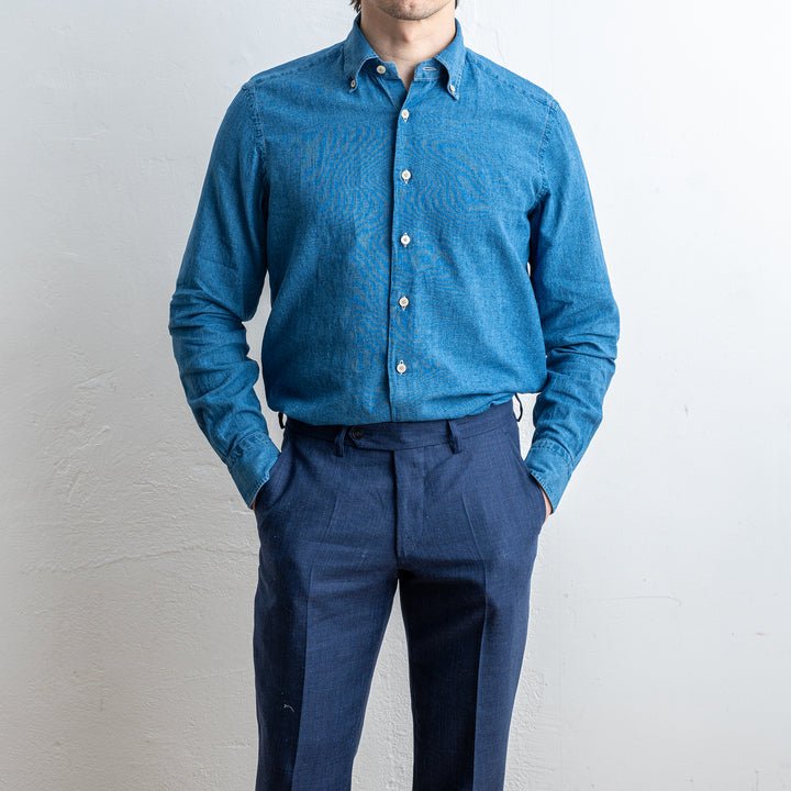 Linen Cotton Chambray Denim