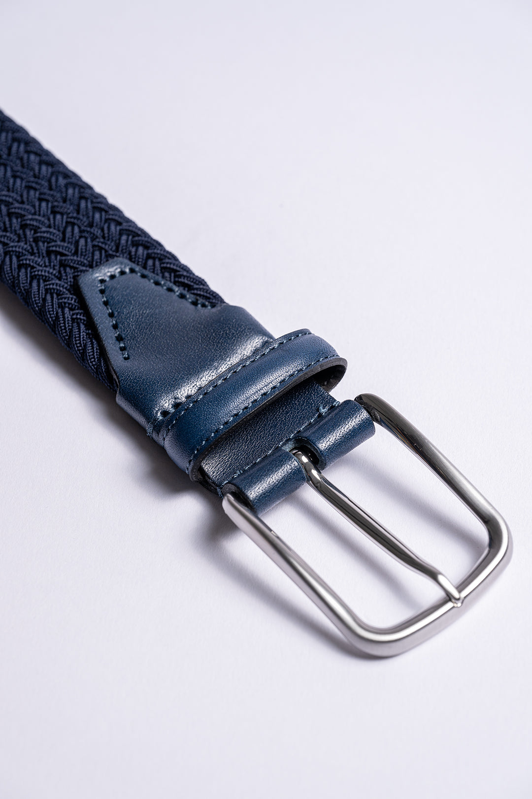 Stretch Woven Belt Navy