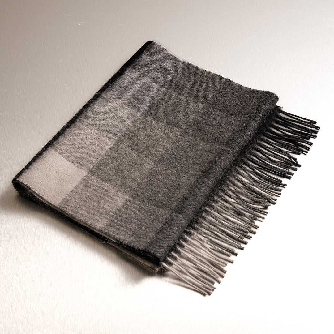 Classic Wool Scarf Black