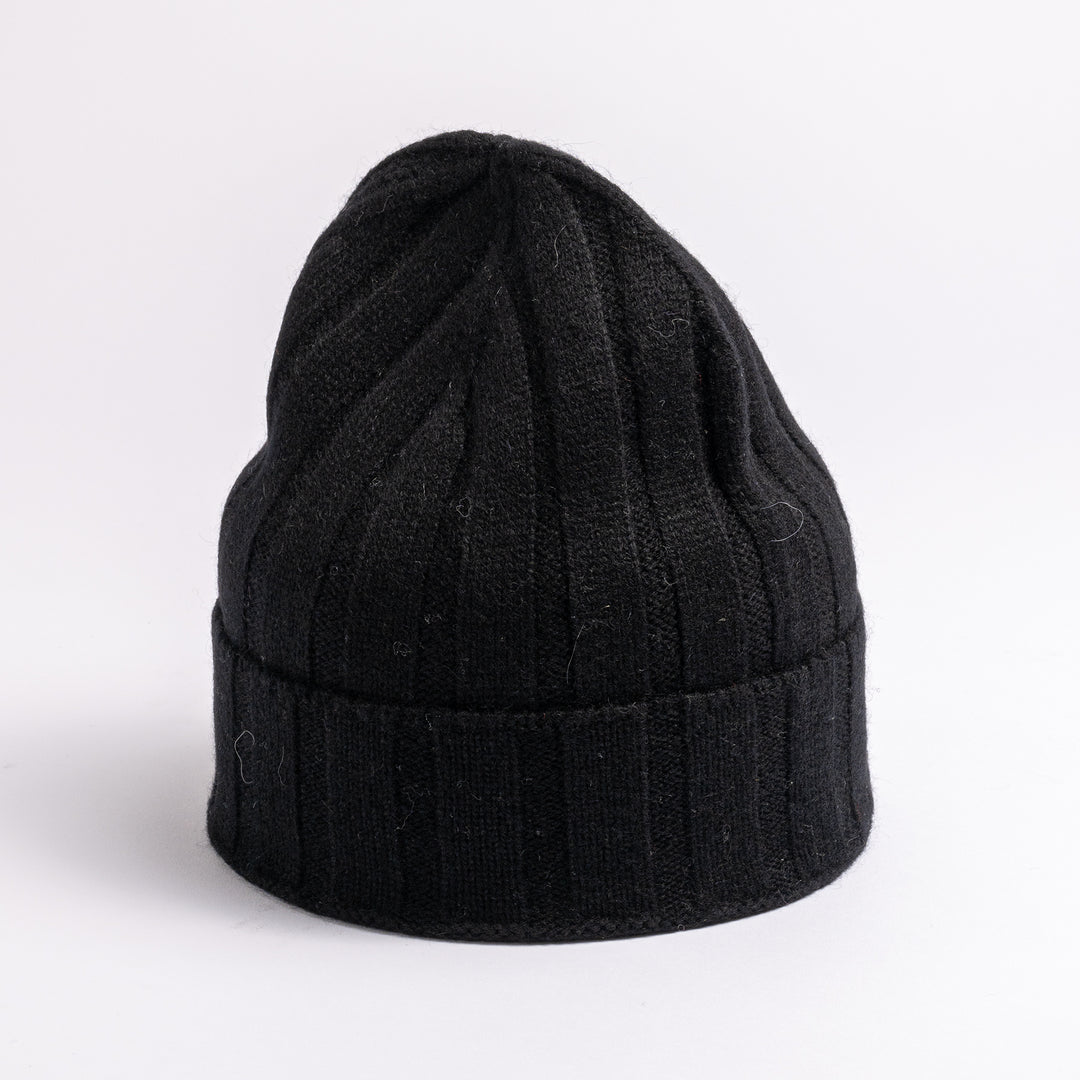 Cashmere Beanie Black