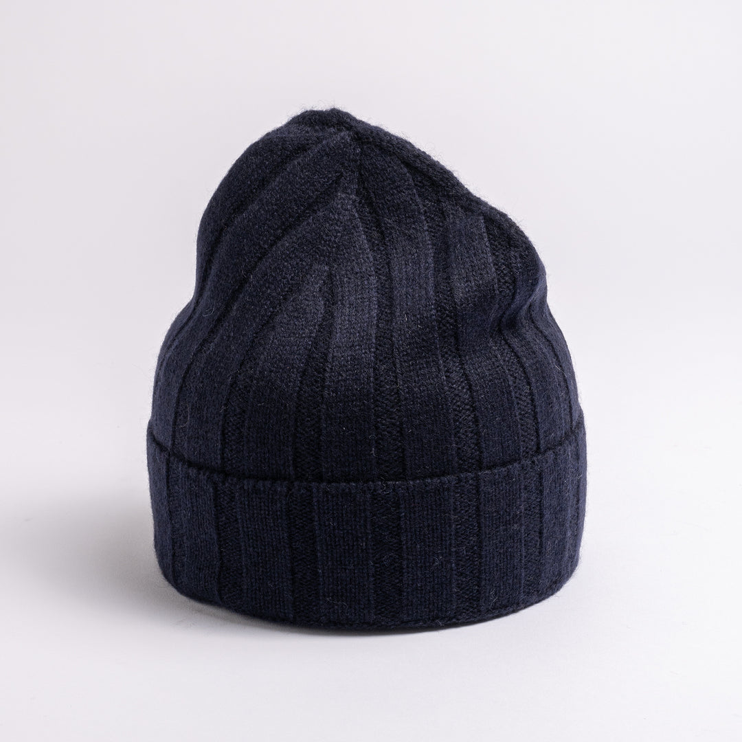 Cashmere Beanie Navy