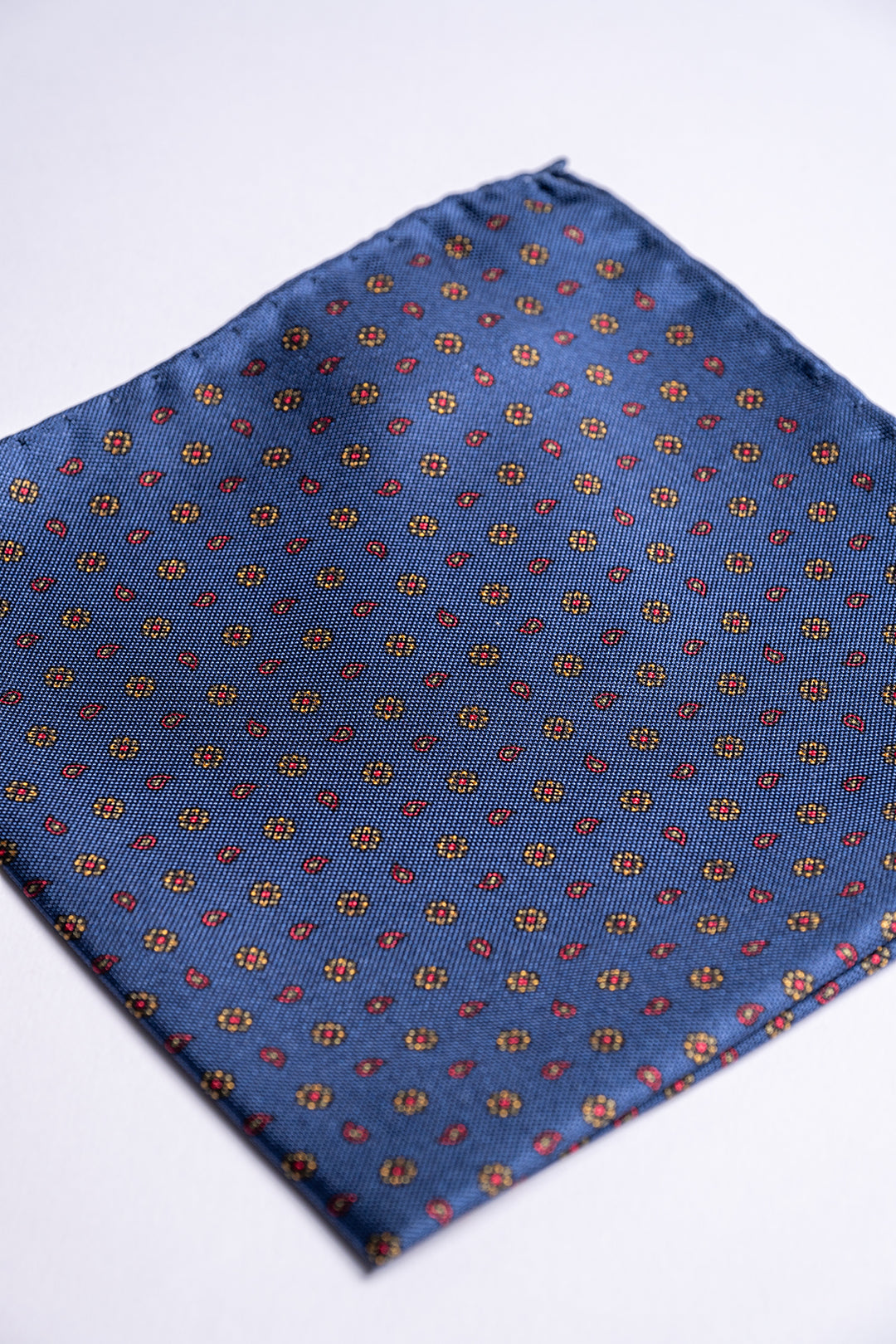 Silk Pocket Square Navy