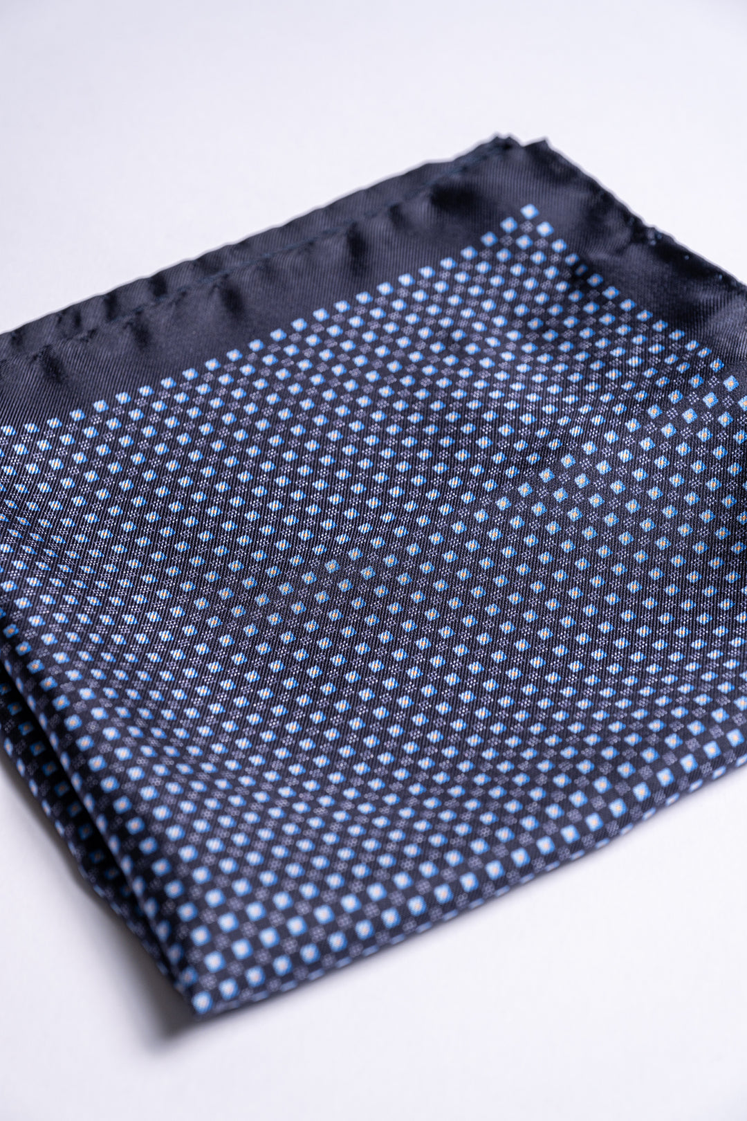 Silk Pocket Square Navy