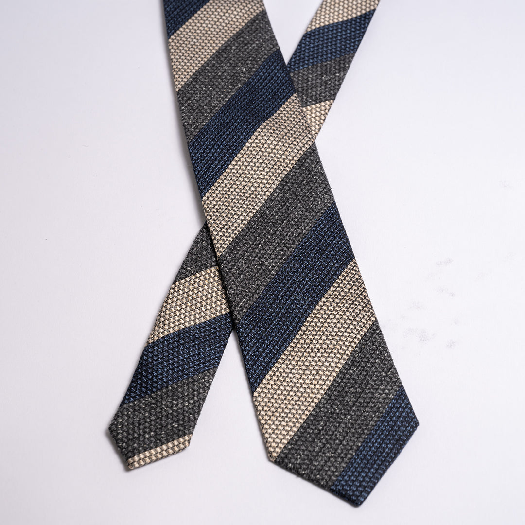 Classic Cotton Tie Grey