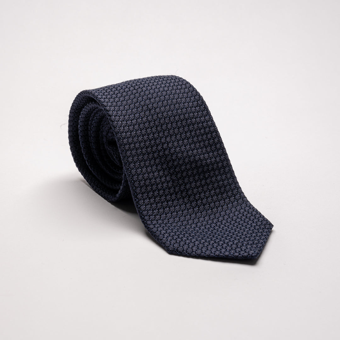 GRENADINE SILK TIE 508 DARK OLIVE