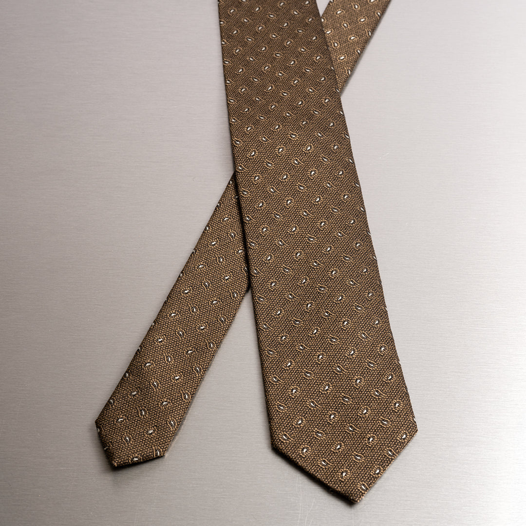 Classic Silk Tie Beige