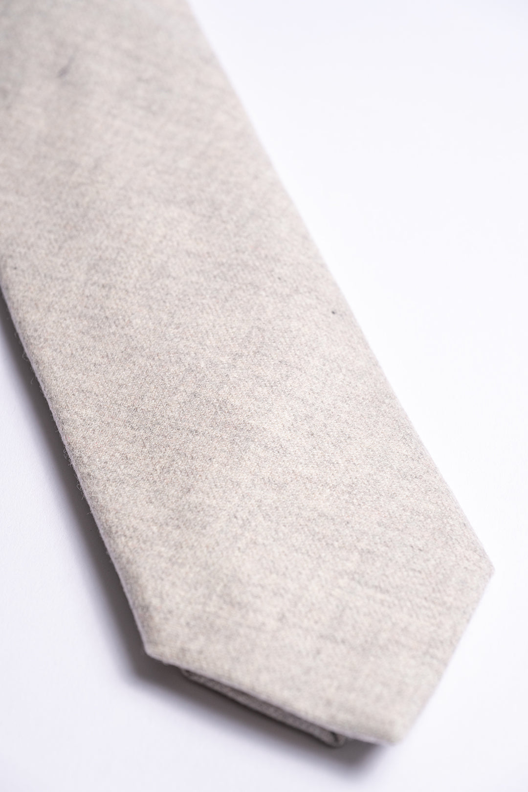 Classic Wool Tie OFF WHITE MELANGE