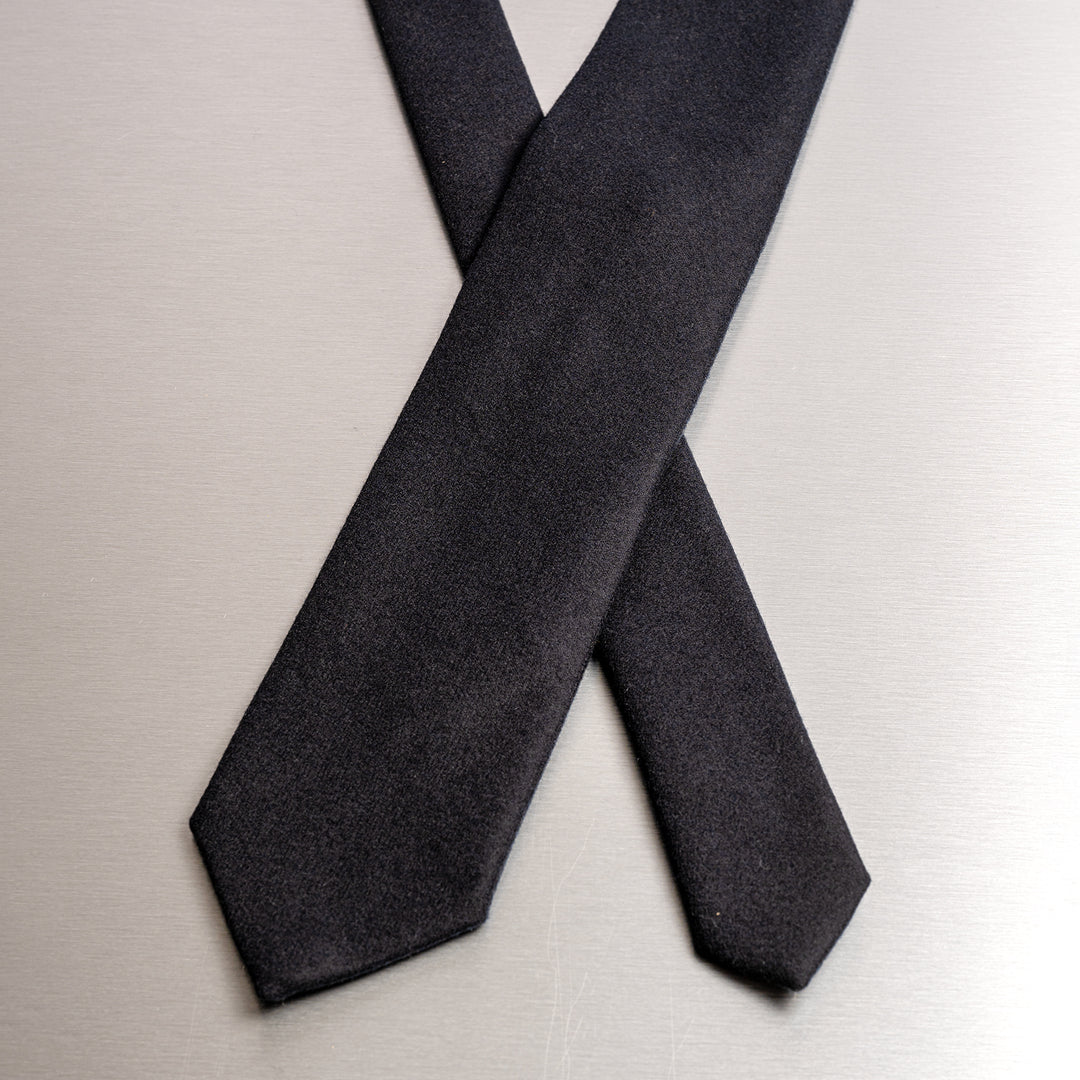 Classic Wool Tie Black