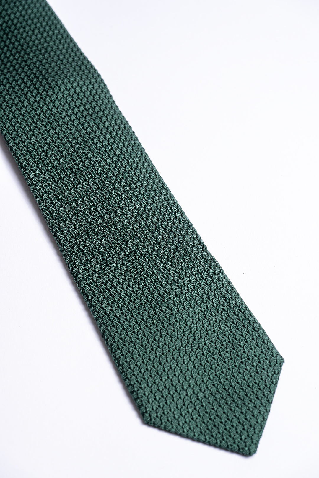 Grenadine Silk Tie Dark Green