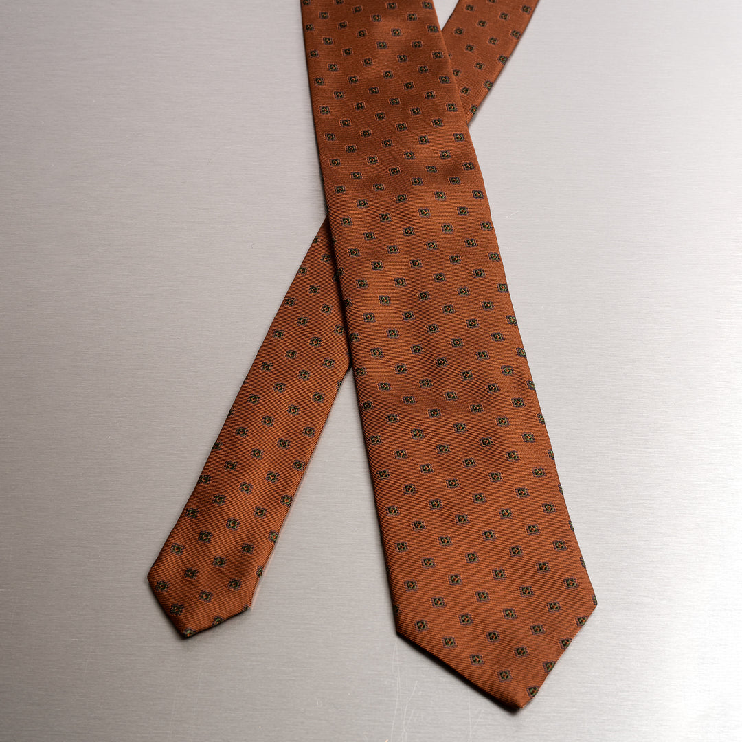 Classic Silk Tie Rust
