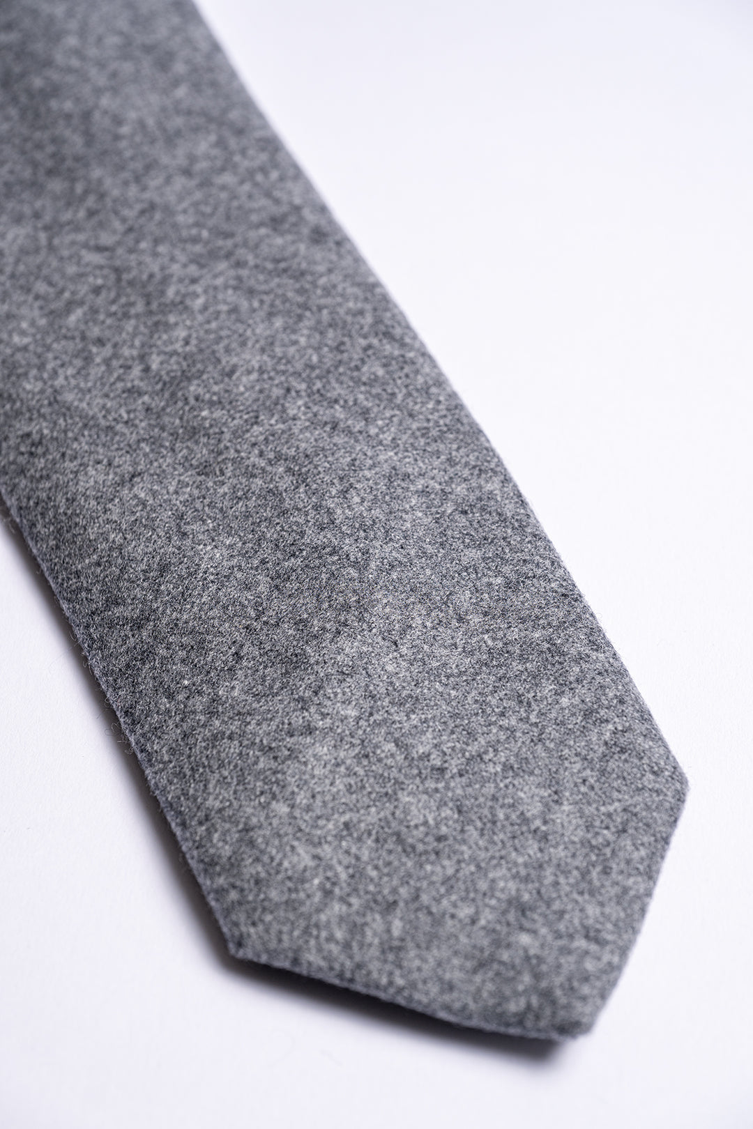 Classic Wool Tie Grey melange