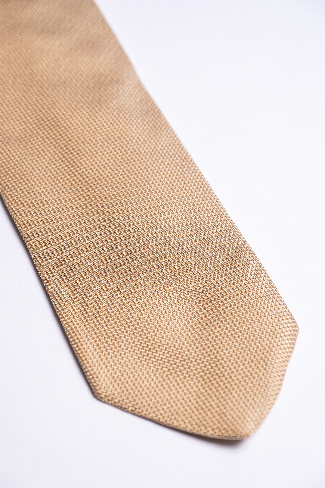 Classic Silk Tie Beige