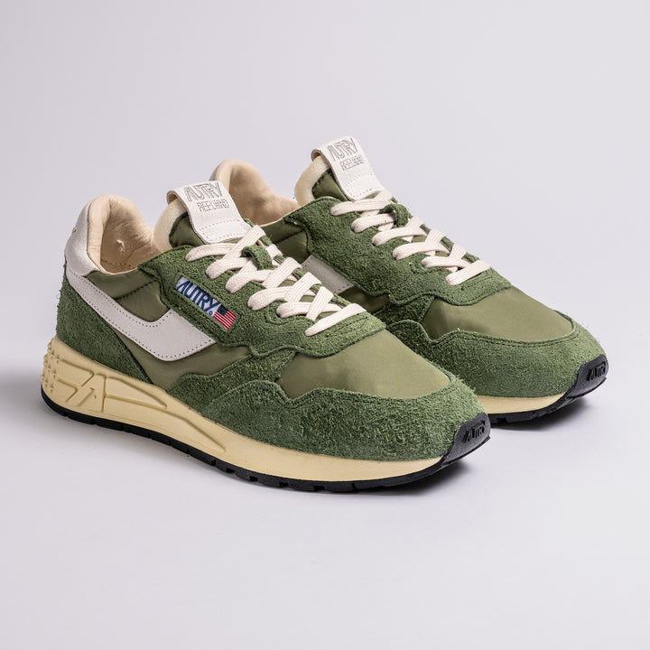 Reelwind Nylon/Suede Sneaker White/Military