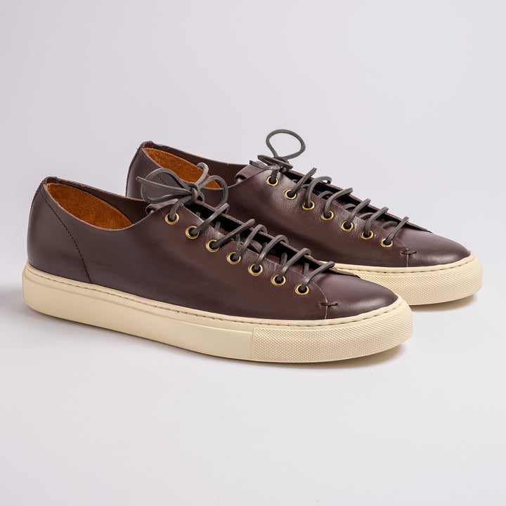 Classic Tanino Leather Sneaker Brown