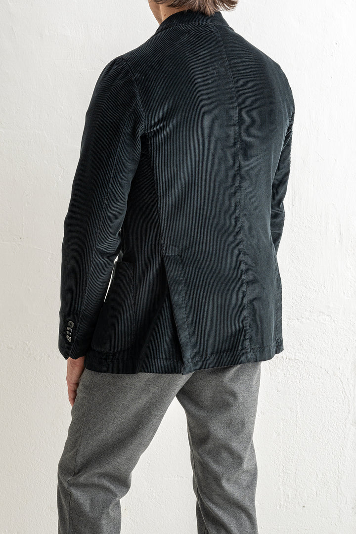 Corduroy Cotton Blazer Navy