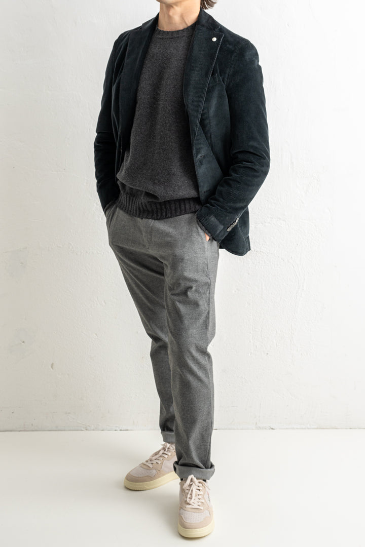 Corduroy Cotton Blazer Navy