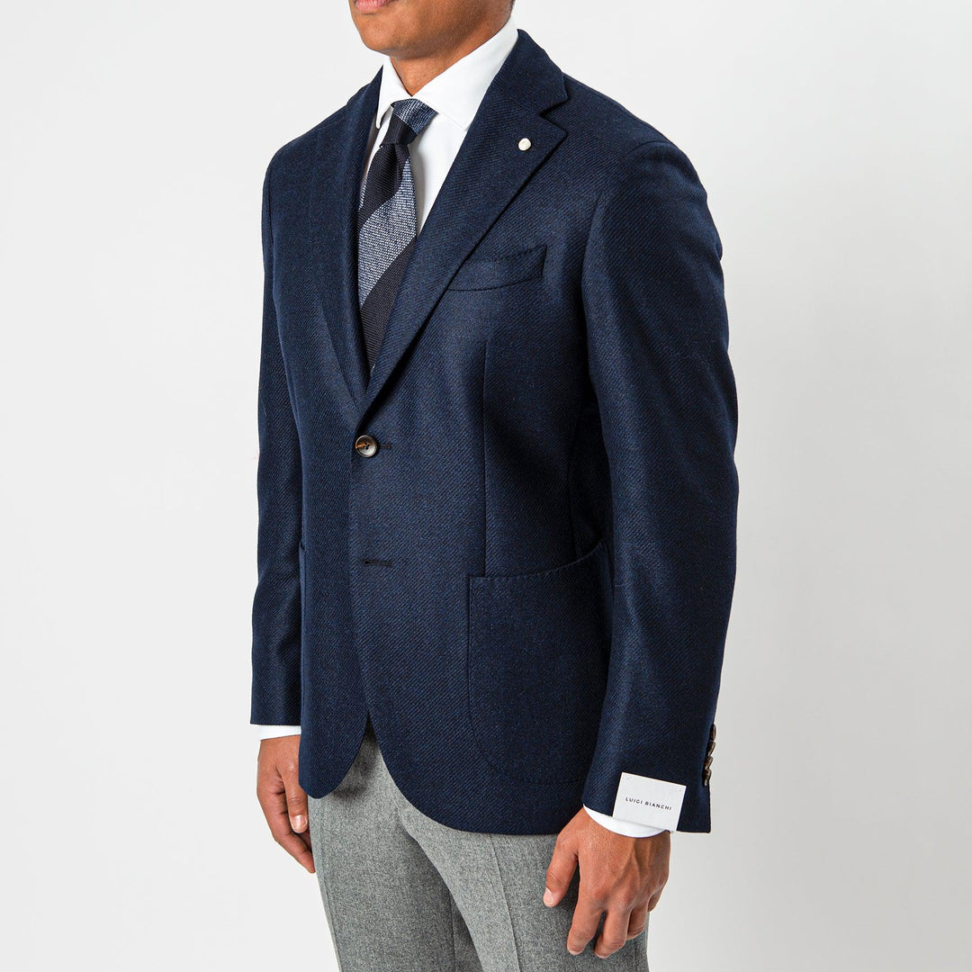 Luxury Travel Jacket NAVY-LUIGI BIANCHI MANTOVA-Jupiter