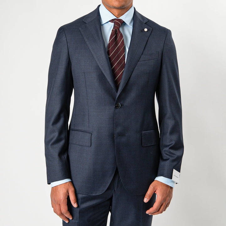 Luxury Super 110's Micro Structured Navy