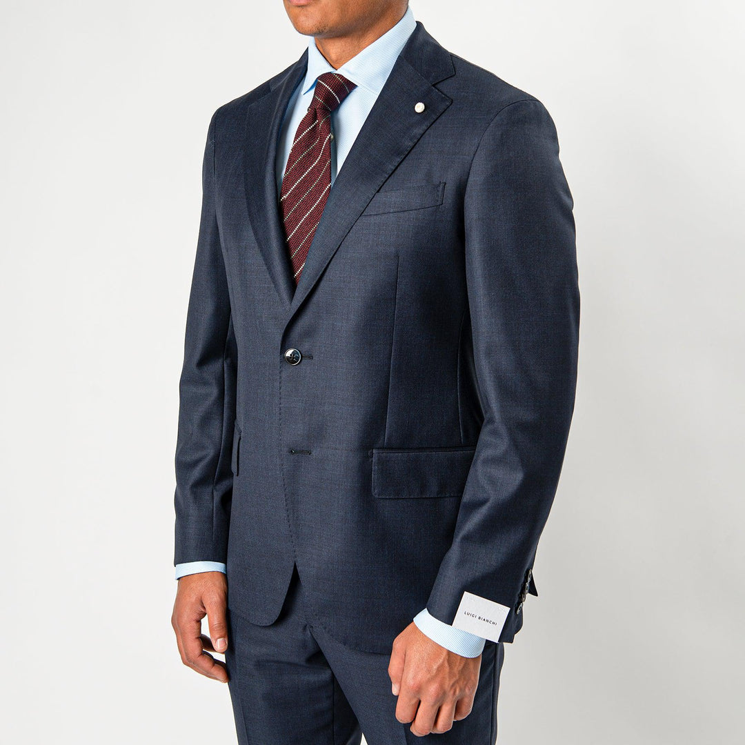 Luxury Super 110's Micro Structured Navy