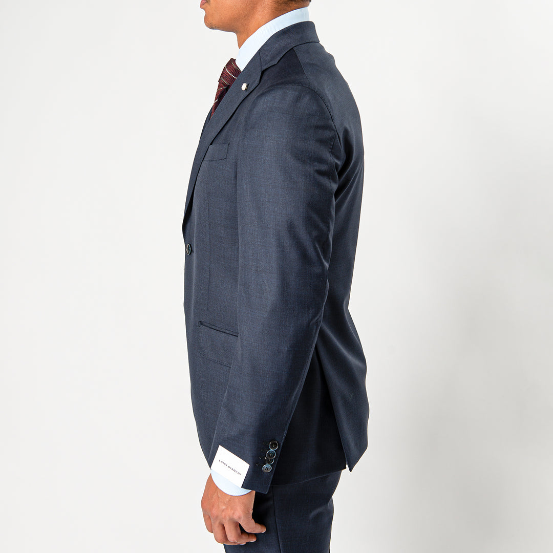 Luxury Super 110's Micro Structured Navy