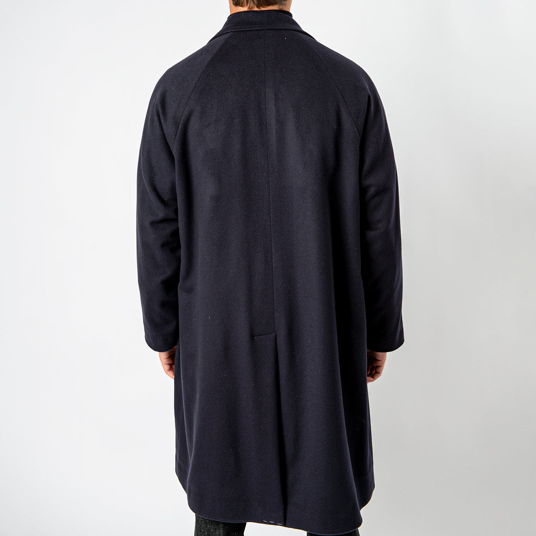 Double Breasted Wool Cashmere Coat NAVY