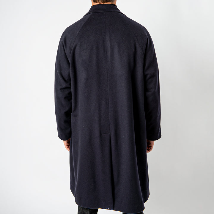 Double Breasted Wool Cashmere Coat NAVY