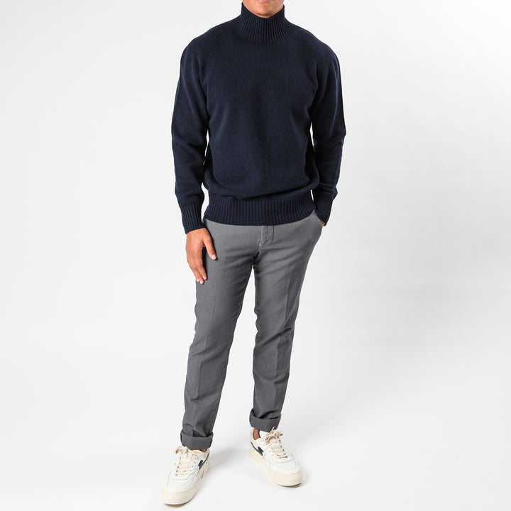 Clark Wool Sweater Navy Blue