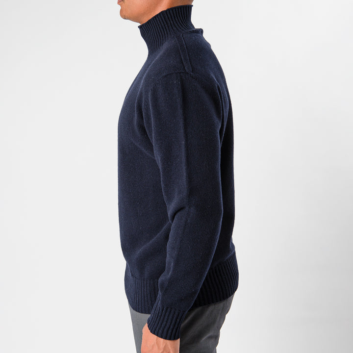 Clark Wool Sweater Navy Blue